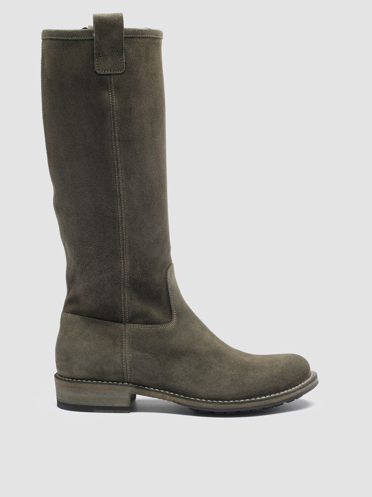 LEGRAND 207 - Green Suede Boots