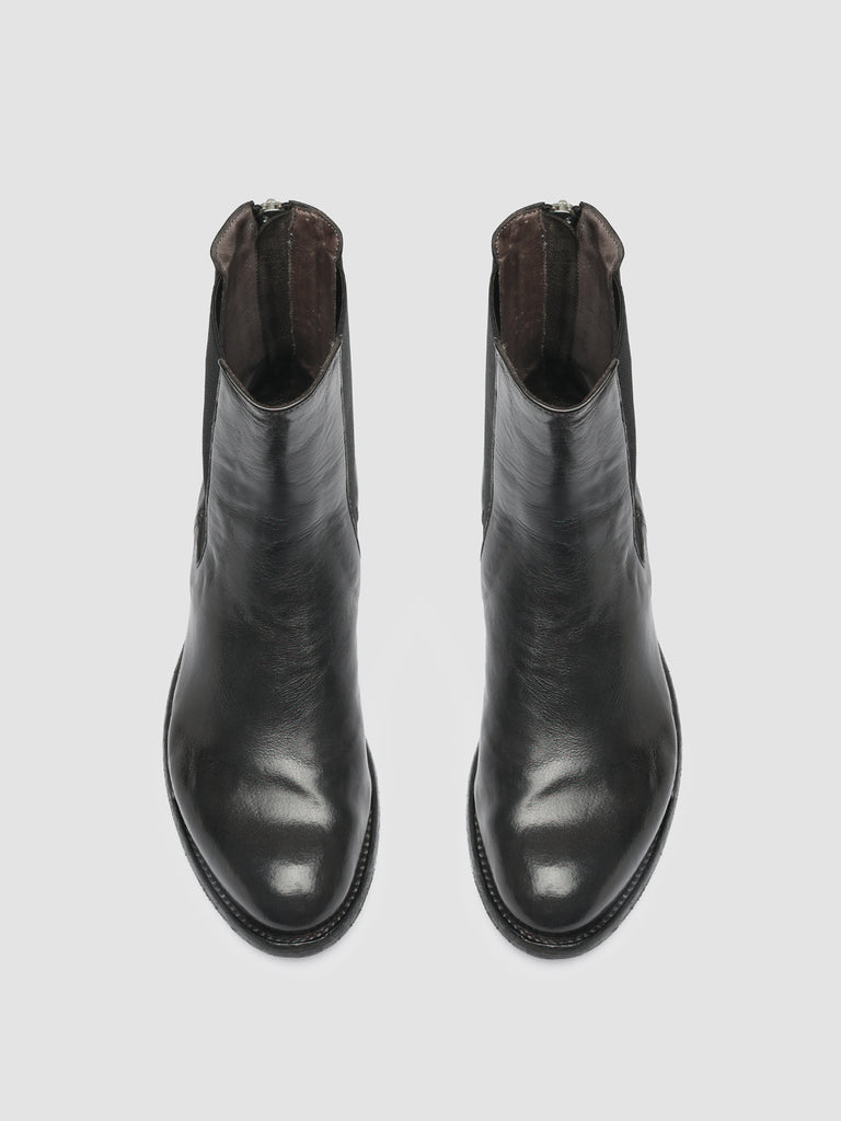 LEXIKON 073 - Grey Leather Chelsea Boots
