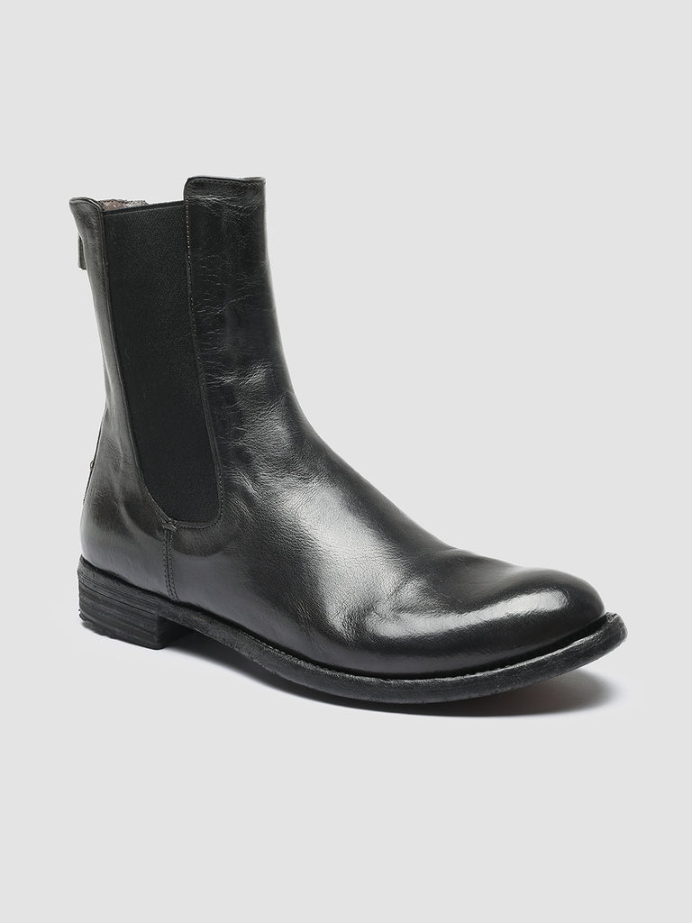 LEXIKON 073 - Grey Leather Chelsea Boots Women Officine Creative - 3