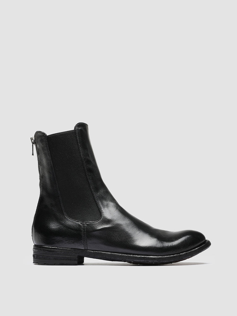 LEXIKON 073 - Black Leather Chelsea Boots Women Officine Creative - 1