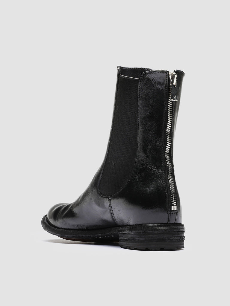 LEXIKON 073 - Black Leather Chelsea Boots Women Officine Creative - 4