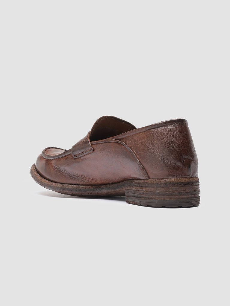 LEXIKON 140 - Brown Leather Penny Loafers Women Officine Creative - 4
