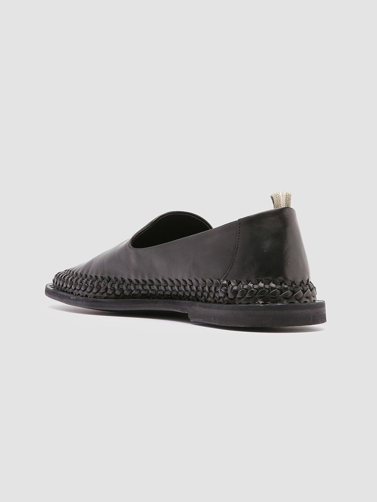 MILES 002 - Black Nappa leather loafers Men Officine Creative - 4