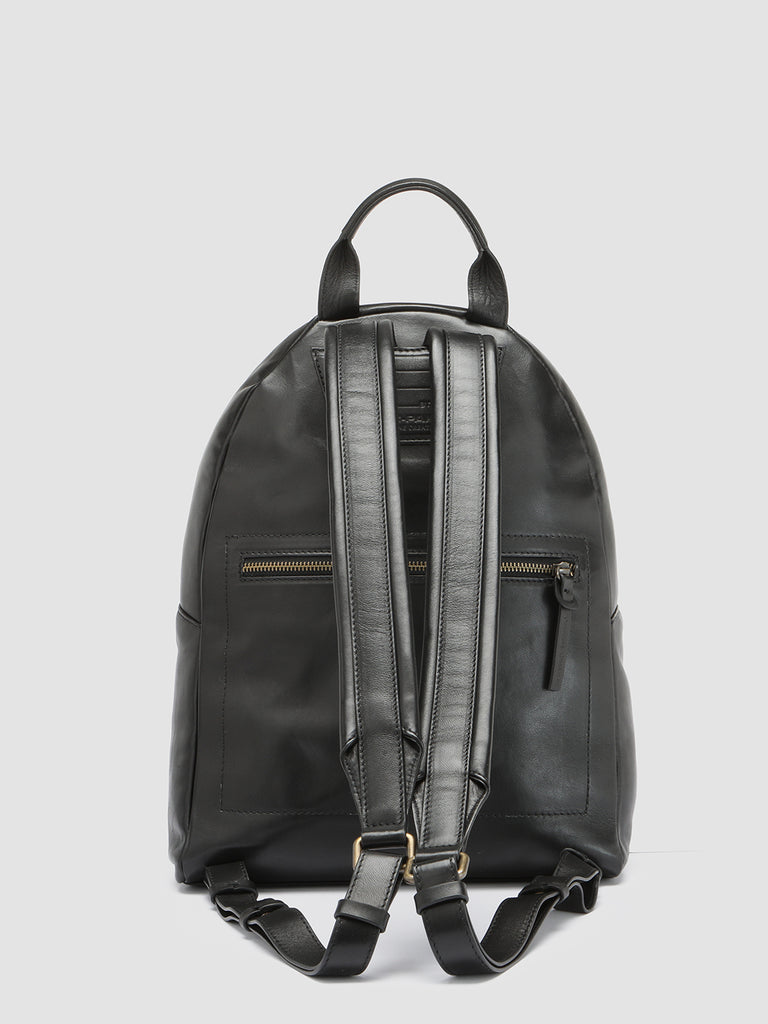 MINI PACK - Black Nappa Leather Backpack