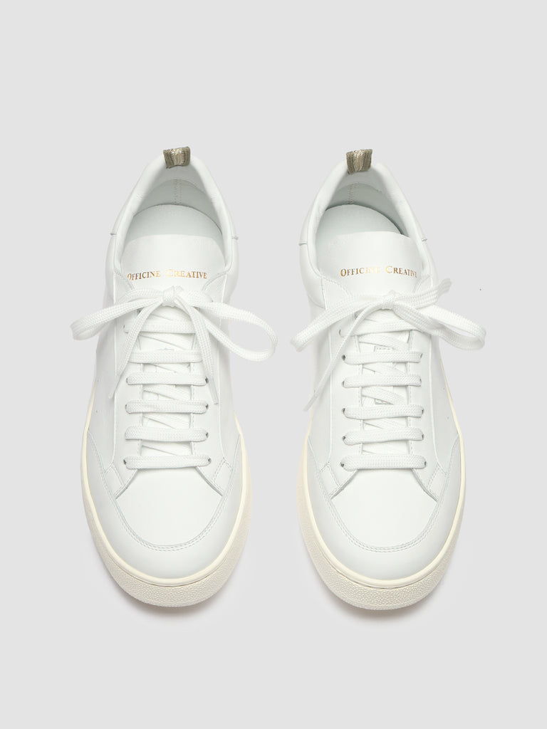 MOWER 007 - White Leather Sneakers