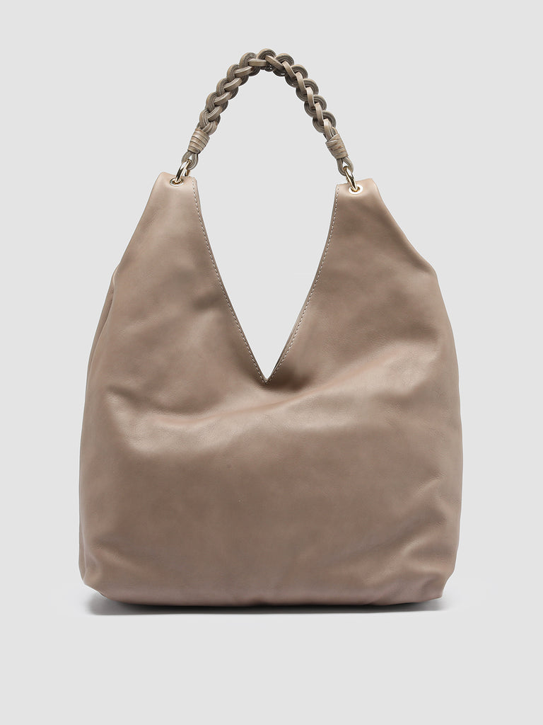NOLITA WOVEN 214 - Taupe Nappa Leather Tote Bag
