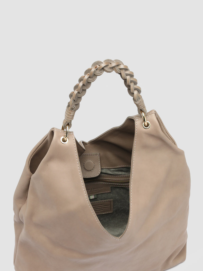 NOLITA WOVEN 214 - Taupe Nappa Leather Tote Bag  Officine Creative - 2