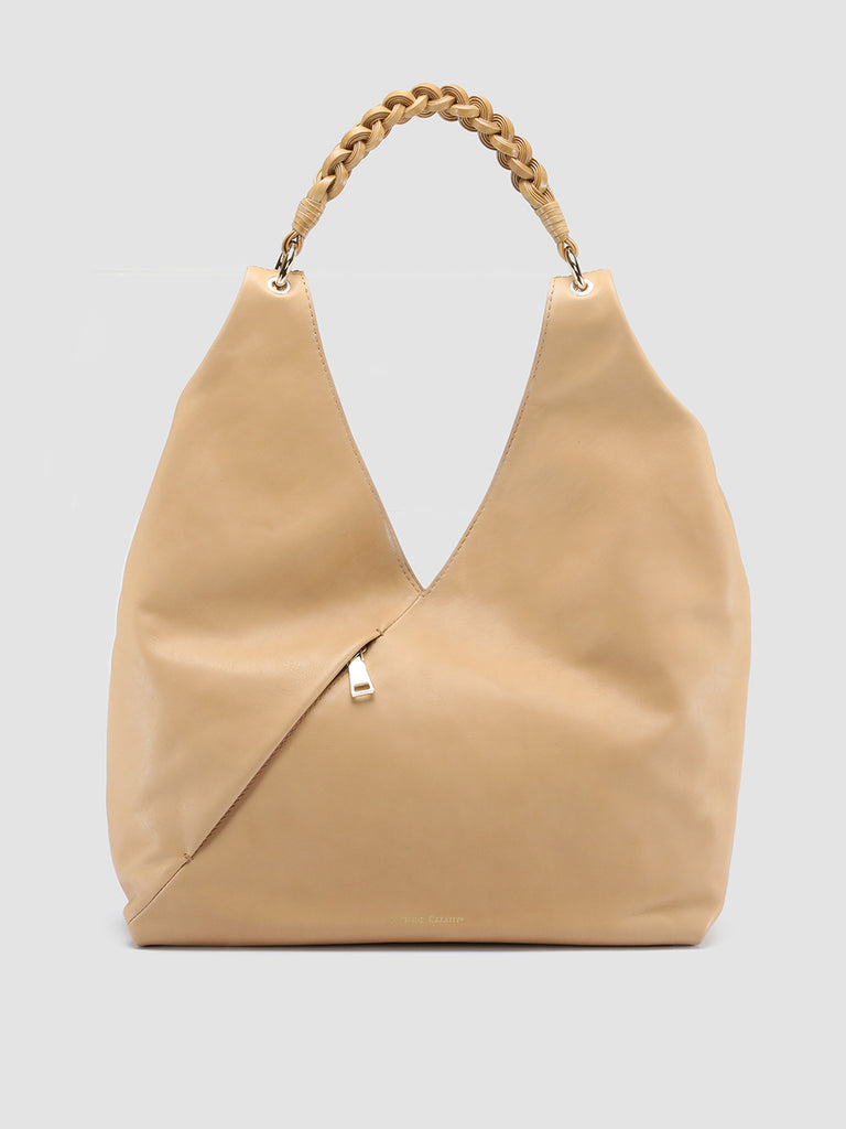 NOLITA WOVEN 214 - Brown Nappa Leather Hobo Bag  Officine Creative - 4