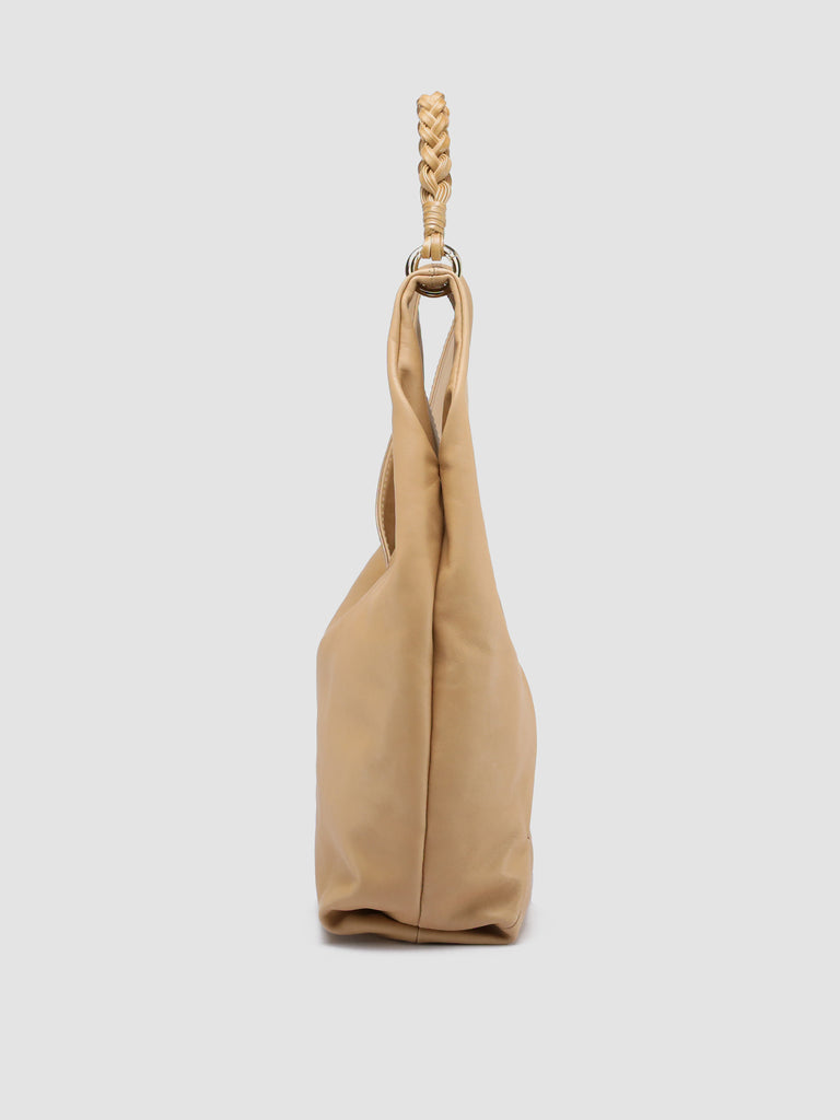 NOLITA WOVEN 214 - Brown Nappa Leather Hobo Bag  Officine Creative - 3