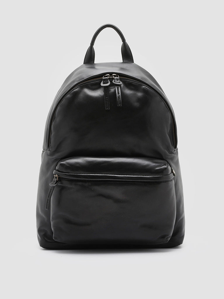 OC PACK - Black Leather Backpack  Officine Creative - 1