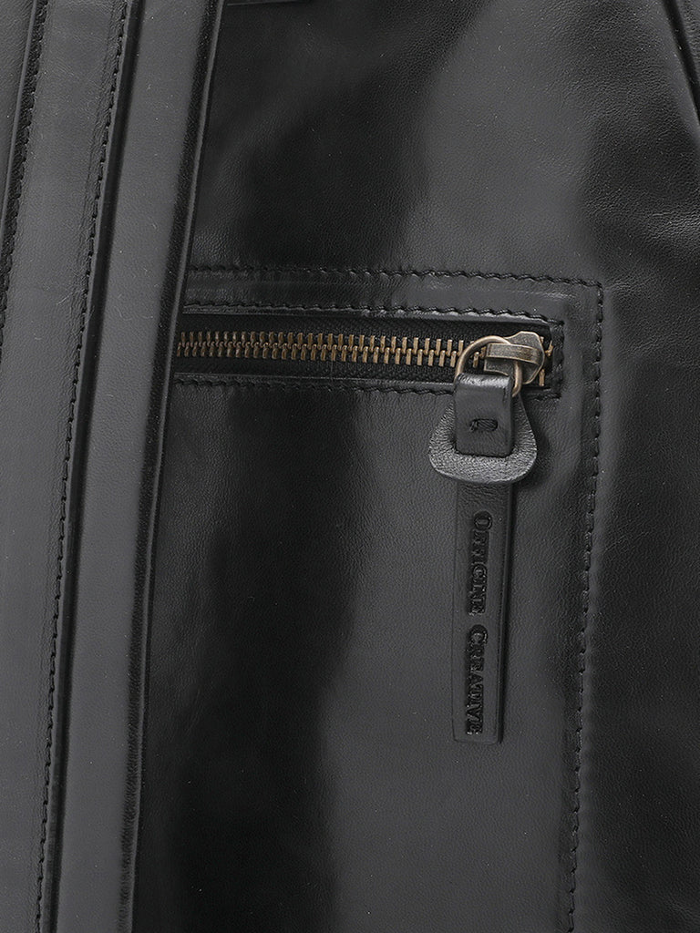 OC PACK - Black Leather Backpack  Officine Creative - 9