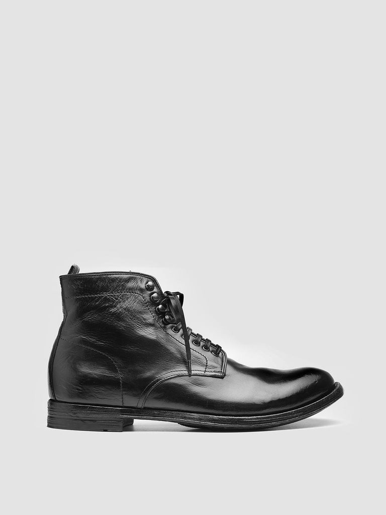 ANATOMIA 013 - Black Leather Ankle Boots Men Officine Creative - 1
