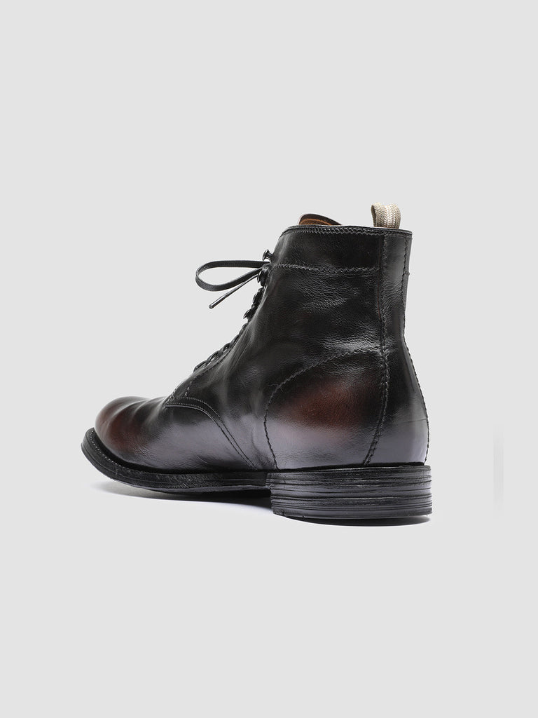 ANATOMIA 013 - Black Leather Ankle Boots Men Officine Creative - 4