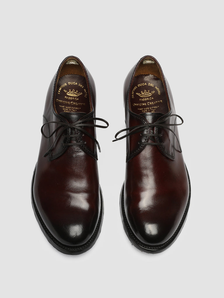 ANATOMIA 086 - Burgundy Leather Derby Shoes