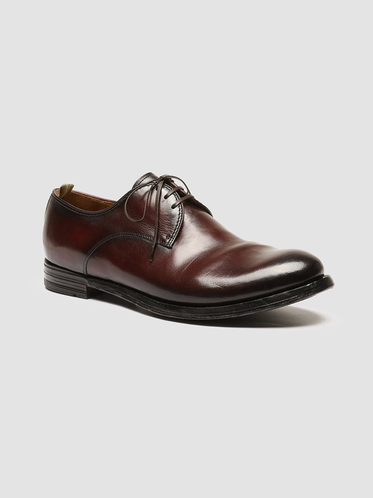 ANATOMIA 086 - Burgundy Leather Derby Shoes men Officine Creative - 3