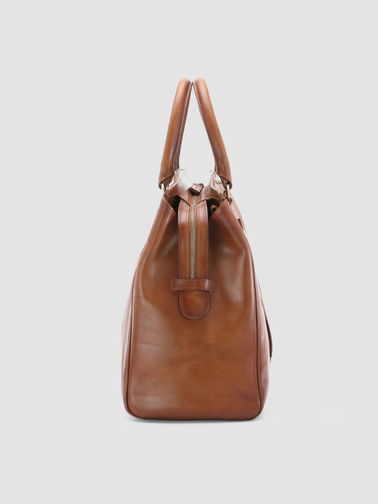 QUENTIN 01 - Brown Leather tote bag  Officine Creative - 3