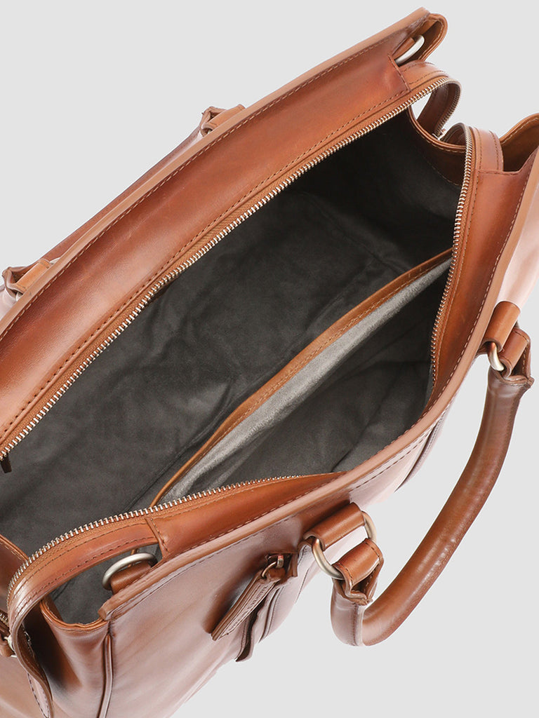 QUENTIN 01 - Brown Leather tote bag  Officine Creative - 6