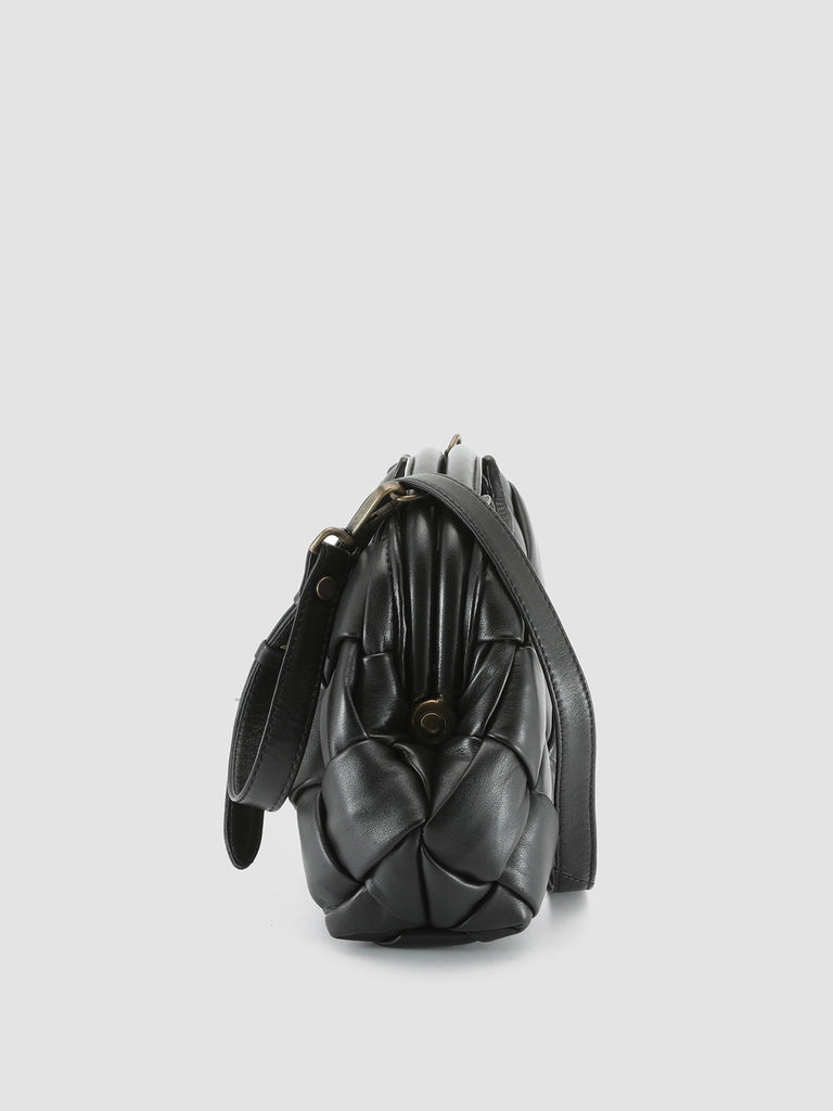 HELEN 12 Massive - Black Leather Pochette