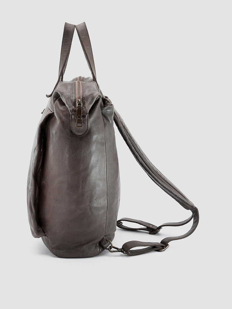 HELMET 28 - Taupe Leather Backpack  Officine Creative - 3