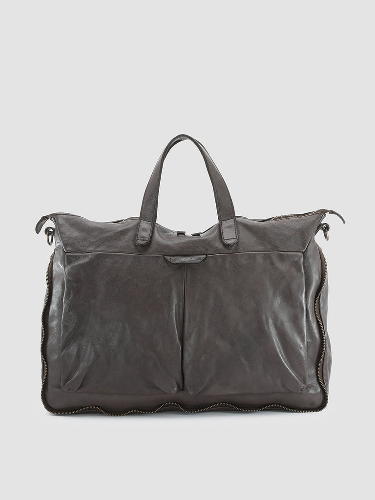 HELMET 29 - Brown Leather Briefcase  Officine Creative - 1