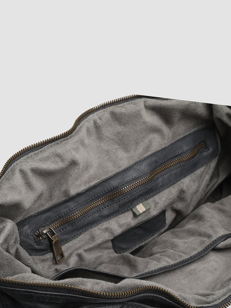 HELMET 036 - Grey Leather Backpack