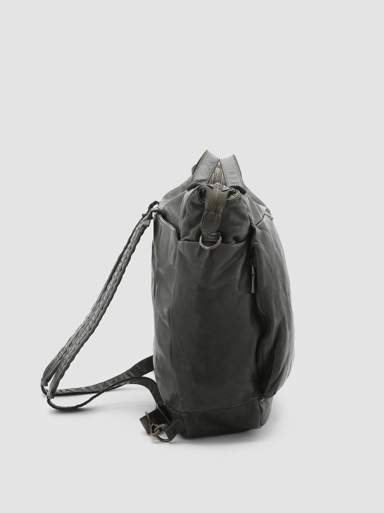 HELMET 036 - Green Leather Backpack  Officine Creative - 3