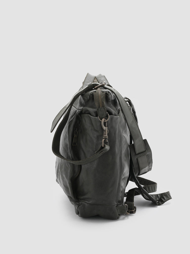 HELMET 036 - Green Leather Backpack  Officine Creative - 7