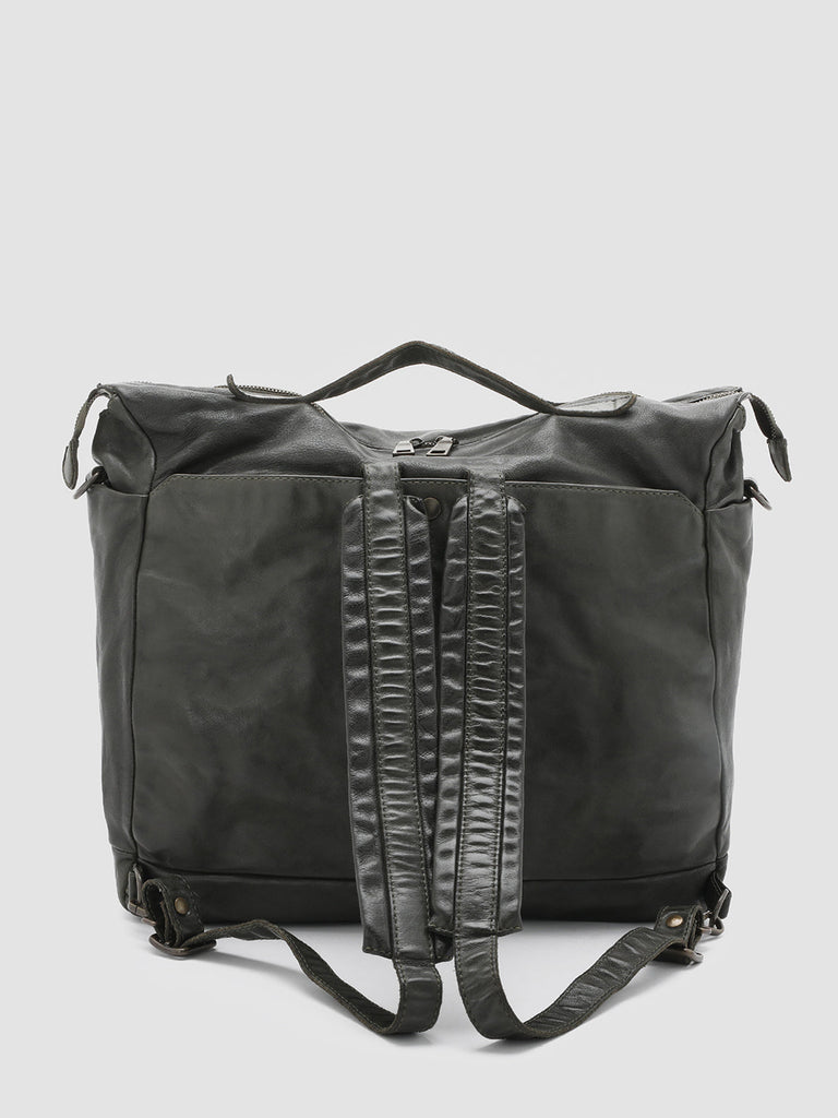 HELMET 036 - Green Leather Backpack  Officine Creative - 4