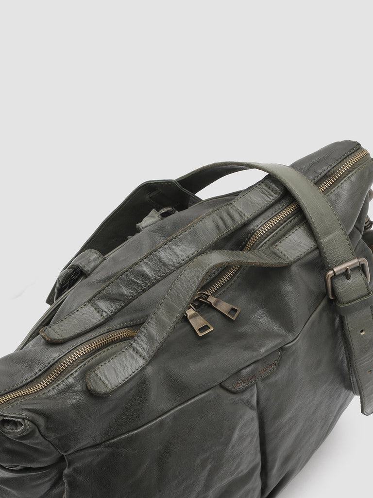 HELMET 036 - Green Leather Backpack  Officine Creative - 2