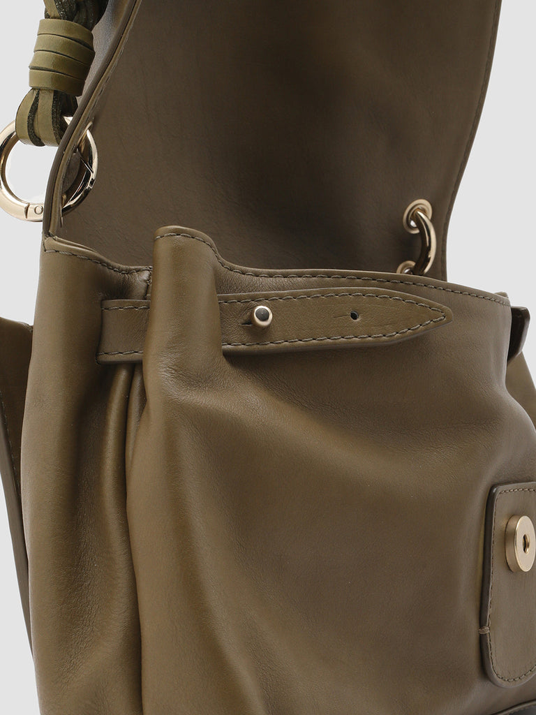 NOLITA WOVEN 212 - Green Nappa Leather Shoulder Bag  Officine Creative - 2