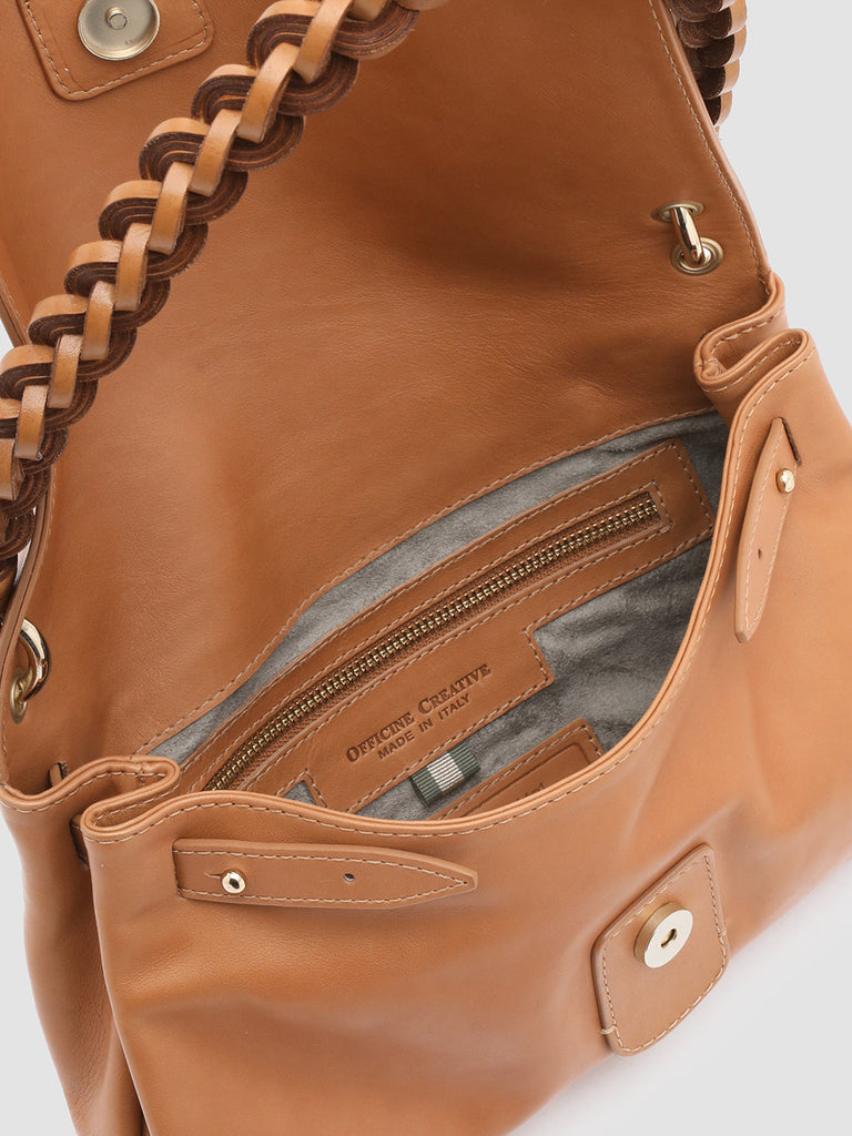 NOLITA WOVEN 212 - Brown Nappa Leather Shoulder Bag  Officine Creative - 7