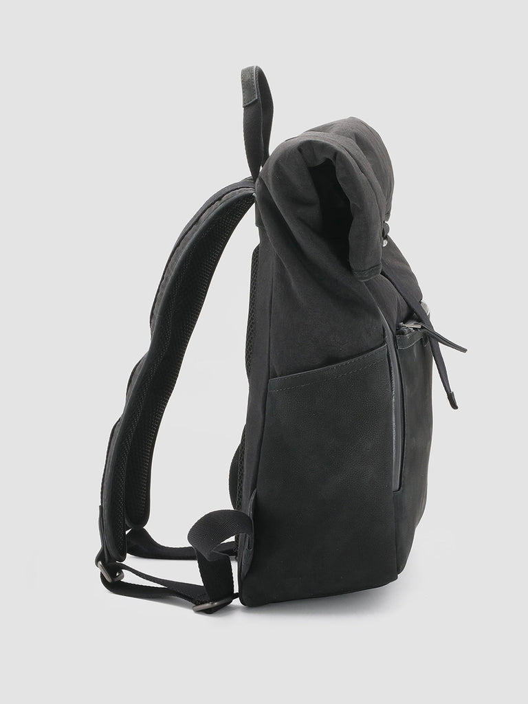 PILOT 001 - Black Nubuck & Nylon Backpack  Officine Creative - 3