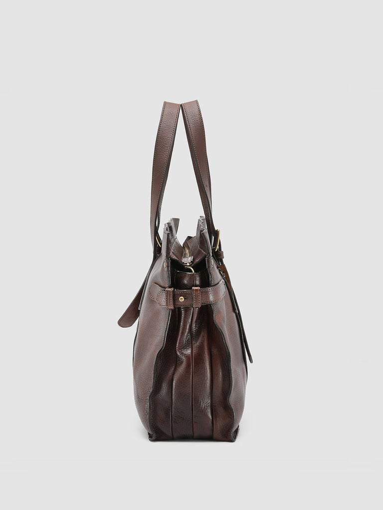 RARE 22 - Brown Leather Handbag  Officine Creative - 3