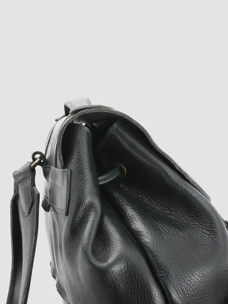 RARE 27 - Green Leather Backpack
