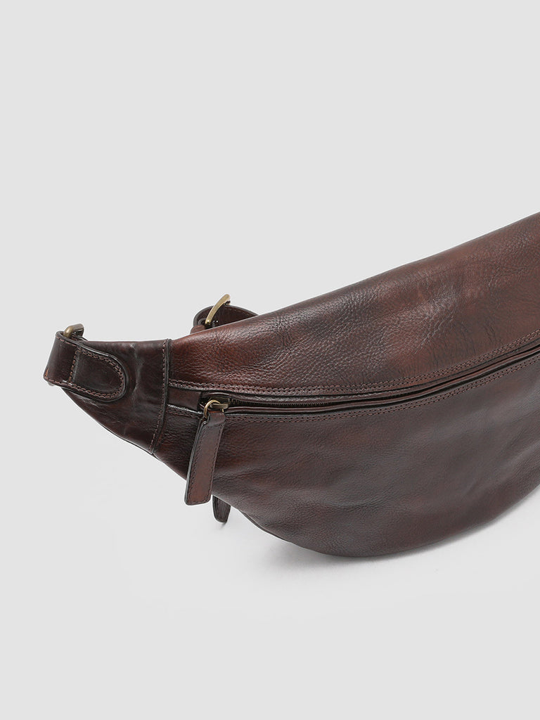 RARE 28 - Brown Leather Waist Belt