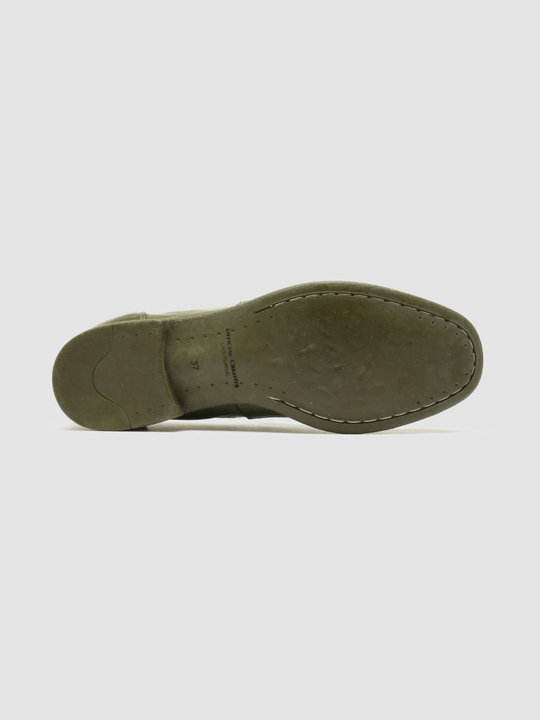CALIXTE 042 - Green Leather Penny Loafers Women Officine Creative - 5