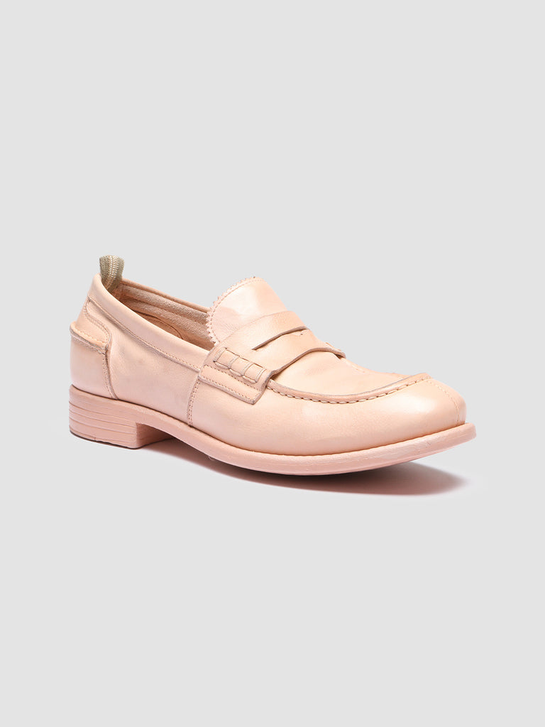 CALIXTE 042 - Rose Leather Penny Loafers  Women Officine Creative - 3
