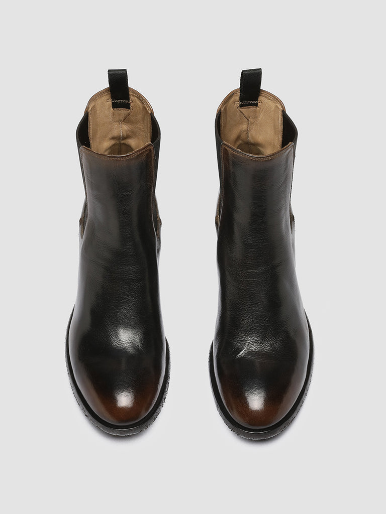DENNER 114 - Brown Leather Chelsea Boots