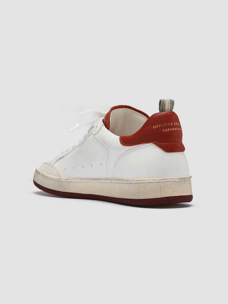 KAREEM 105 - White Leather and Suede Sneakers