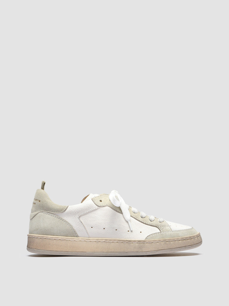 KAREEM 105 - White Leather and Suede Sneakers  Women Officine Creative - 1