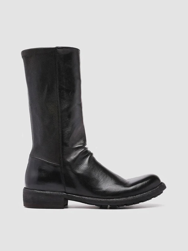 LEGRAND 204 - Black Leather Booties