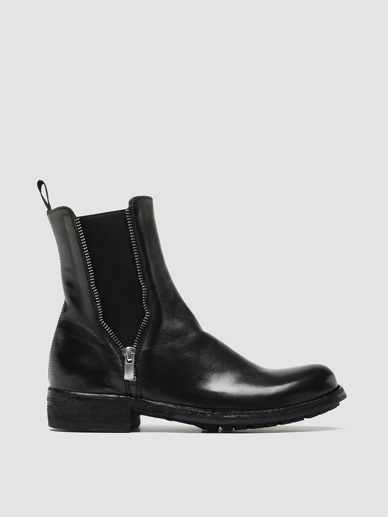 LEGRAND 227 - Black Leather Chelsea Boots