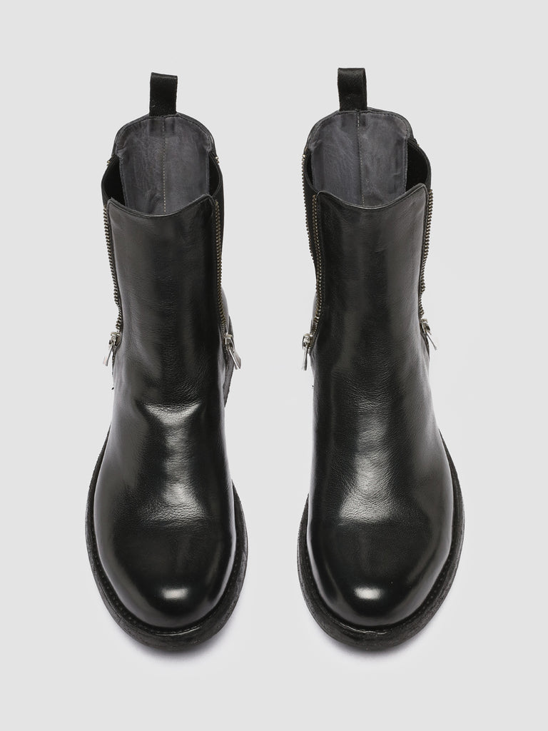 LEGRAND 227 - Black Leather Chelsea Boots