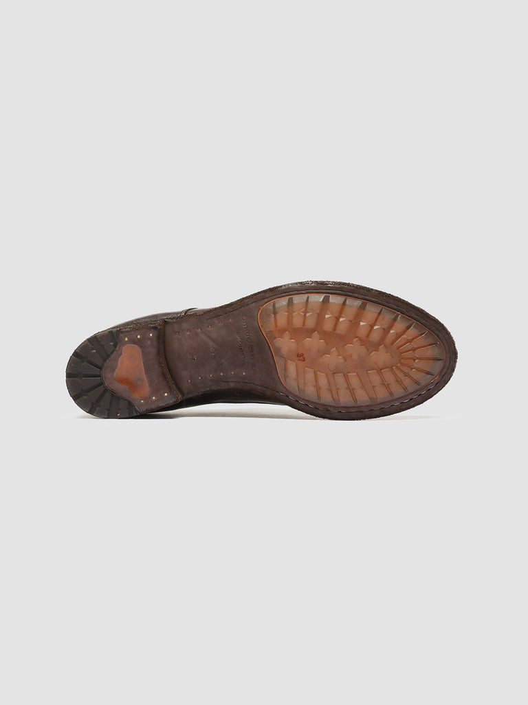 LEXIKON 012 - Brown Leather Derby shoes women Officine Creative - 5