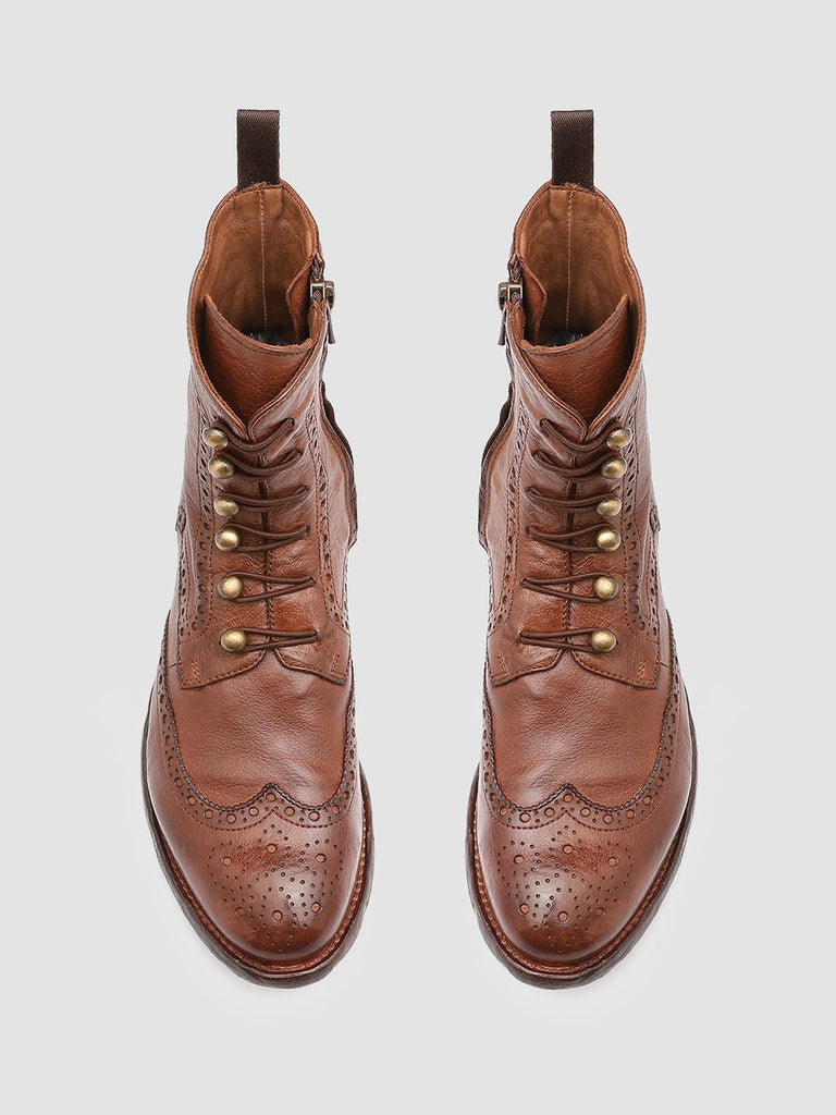 LEXIKON 131 - Brown Leather Booties