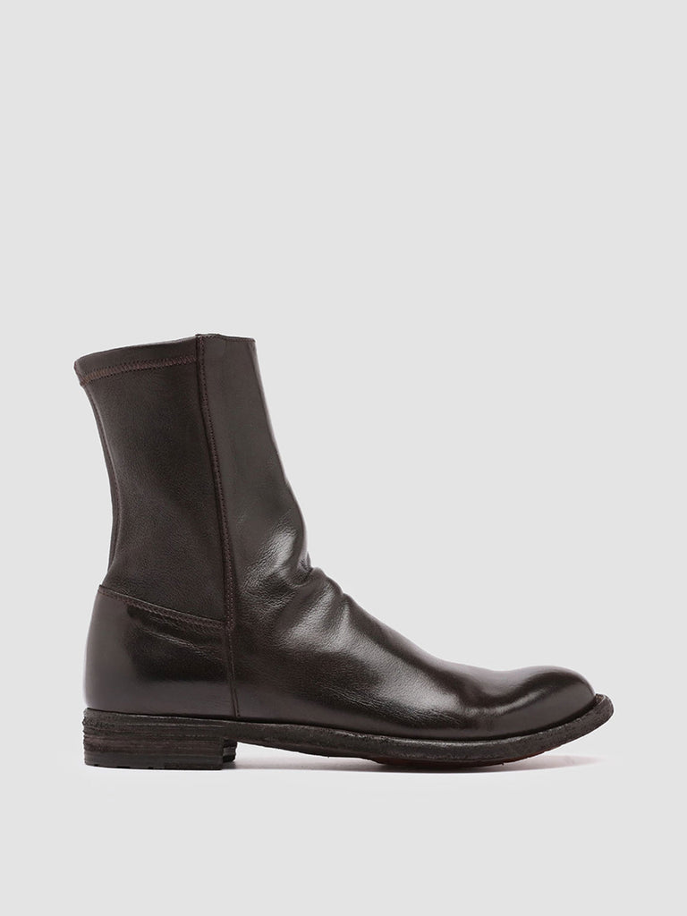 LEXIKON 135 - Brown Leather Booties