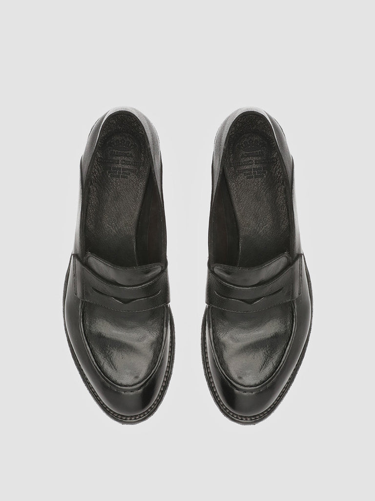 LEXIKON 516 - Black Leather Loafers
