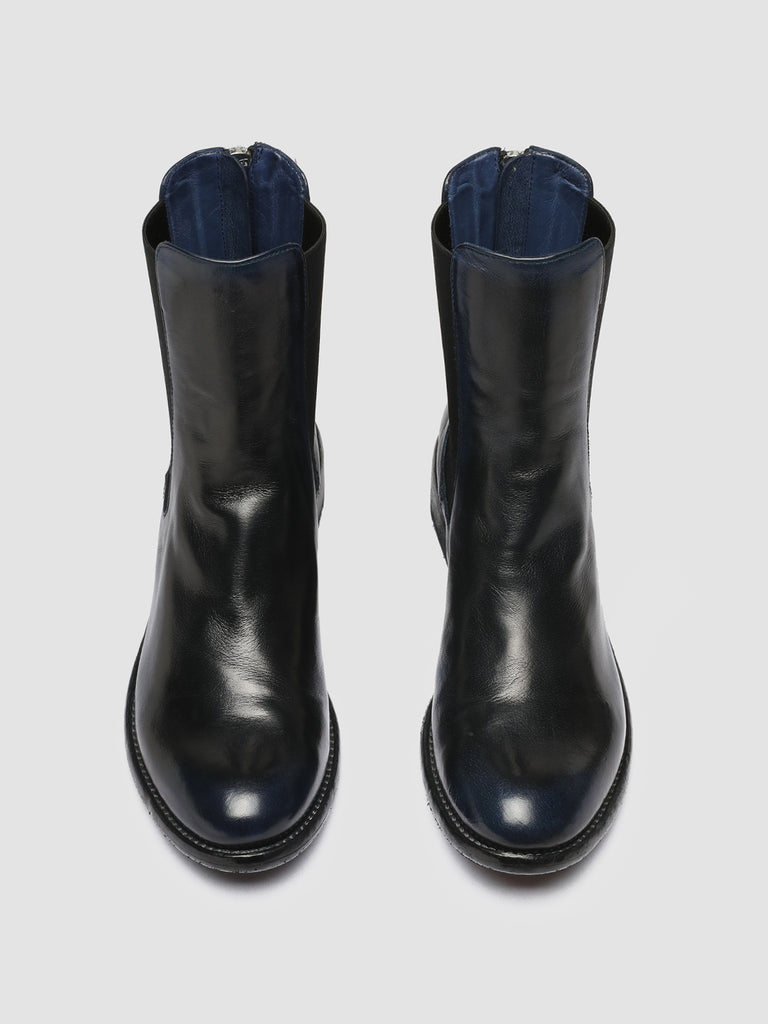 LISON 017 - Black Leather Chelsea Boots