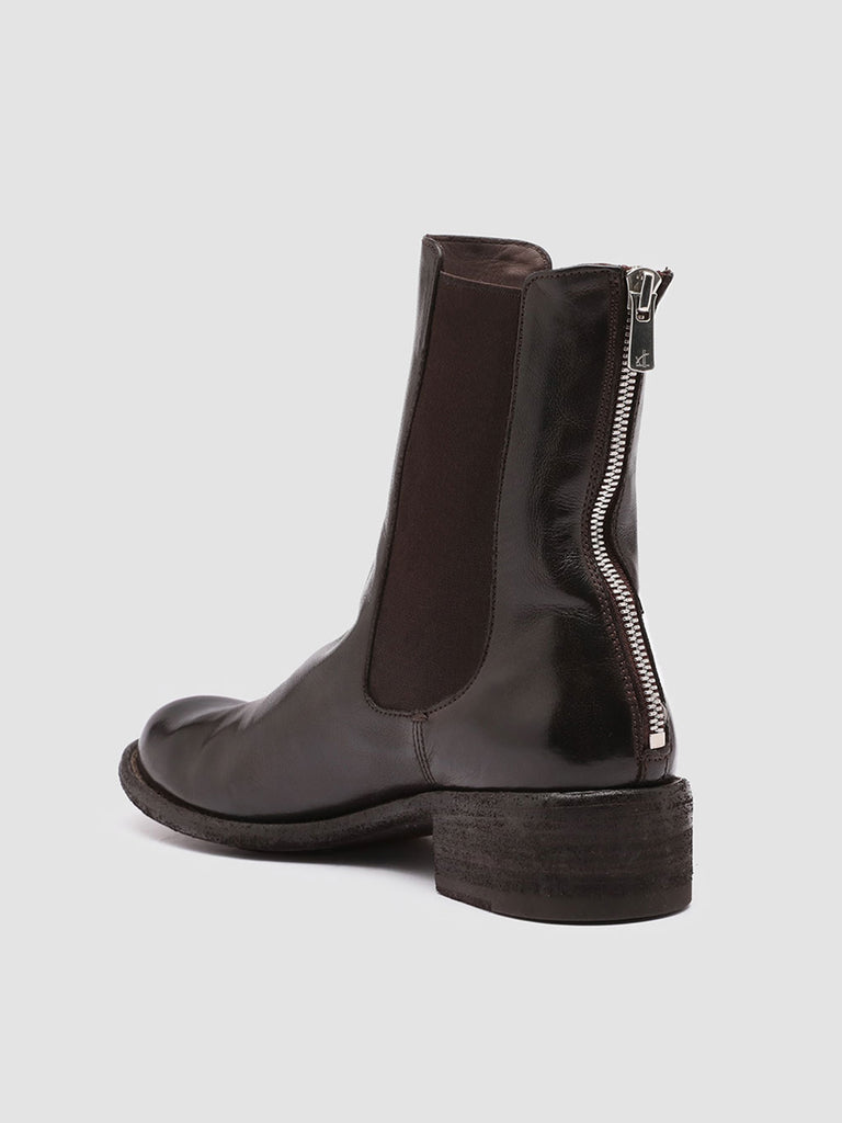 LISON 017 - Brown Leather Chelsea Boots Women Officine Creative - 4