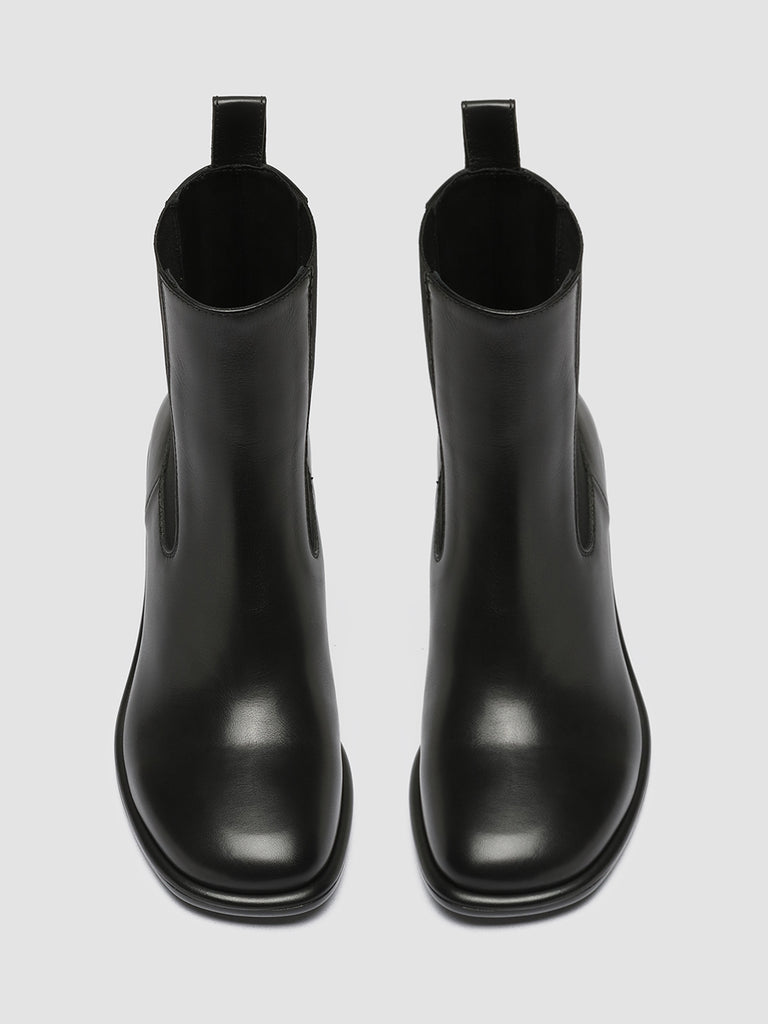 MACY 003 - Black Leather Chelsea Boots